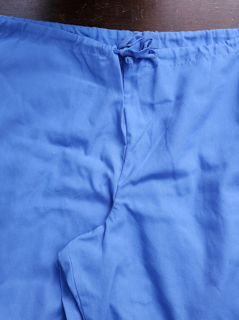 Cintas Blue Scrub Bottom Uniform - Size Medium (U) - Cotton Blend